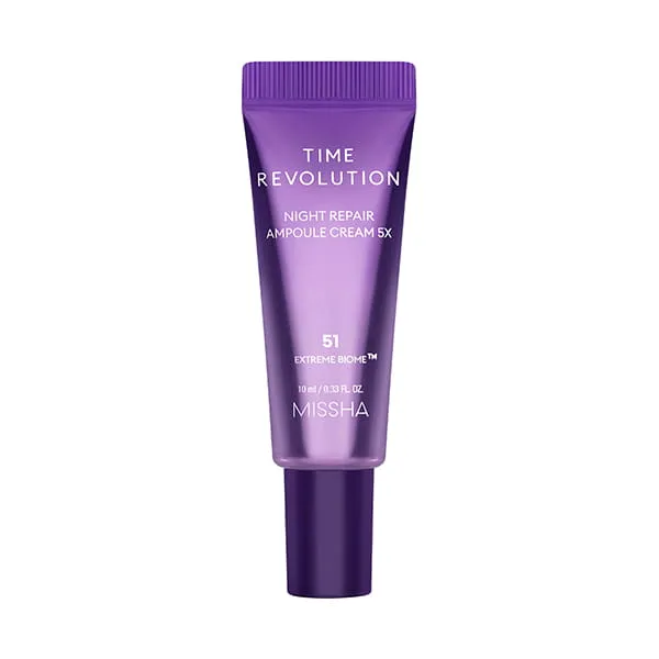 Антивозрастной крем для лифтинга и сияния лица Time Revolution Night Repair в подарок от MISSHA