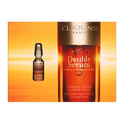 Комплексная омолаживающая двойная сыворотка для лица Double Serum в подарок от Clarins