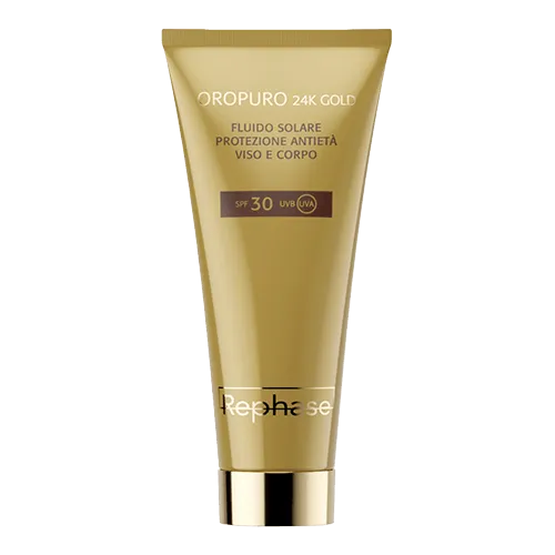 REPHASE Oropuro 24K Sunscreen SPF30 Флюид для лица и тела солнцезащитный увлажняющий
