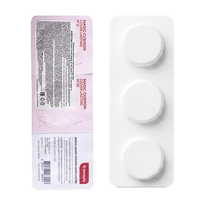 Тональный кушон с устойчивым покрытием Magic Cusion Cover Lasting в подарок от Missha