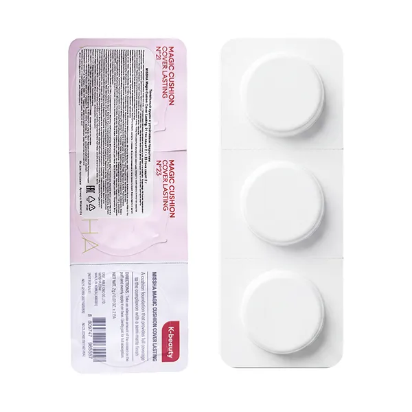 Тональный кушон с устойчивым покрытием Magic Cusion Cover Lasting в подарок от MISSHA