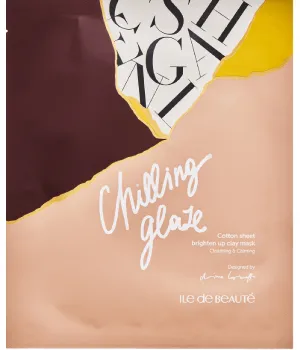CHILLING GLAZE Глиняная маска из органического хлопка для глубокого очищения и сияния кожи