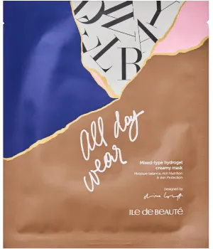 ALL DAY WEAR Гидрогелевая питательная крем-маска для здорового сияния и длительного увлажнения кожи
