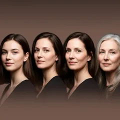 Поддерживайте здоровье кожи с помощью соответствующего возрасту ухода — для сияющего и свежего вида в любом периоде жизни.