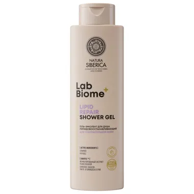 Lab Biome  shower gel  Гель-эмолент для душа липидовосстанавливающий для чувствительной кожи  