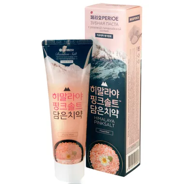 Himalaya Pink Salt Floral Mint Зубная паста с розовой гималайской солью