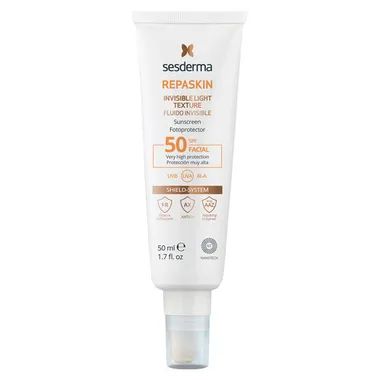 REPASKIN INVISIBLE LIGHT TEXTURE Facial sunscreen SPF50 Средство солнцезащитное сверхлегкое для лица СЗФ50