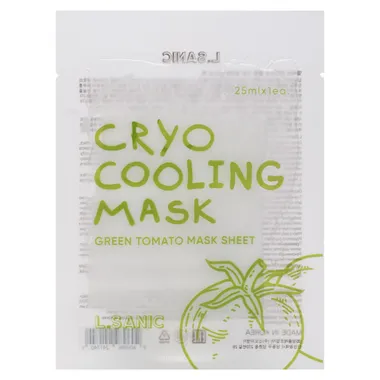 Охлаждающая тканевая маска с экстрактом зеленого томата