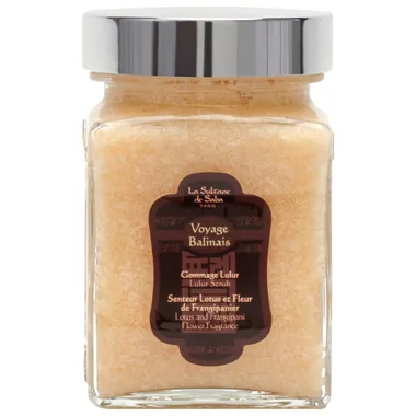 Кокосово-рисовый гоммаж  лотос и франжипани