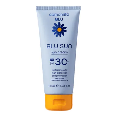 Blu sun cream high protection Солнцезащитный крем для лица и тела высокая степень защиты spf 30