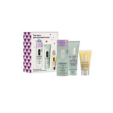 3-Step Dry Combination Set Три шага для красивой кожи. Для нормальной и склонной к сухости кожи
