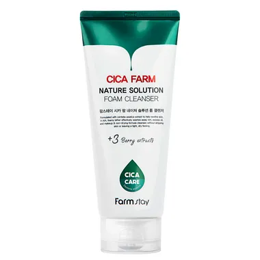 Cica Farm Nature Solution Foam Cleanser Пенка для лица с центеллой матирующая