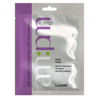 Антивозрастная маска с пептидным комплексом и ретинилпальмитатом