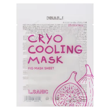 Охлаждающая тканевая маска с экстрактом инжира