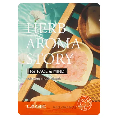 Маска тканевая с экстрактом красного апельсина и эффектом ароматерапии