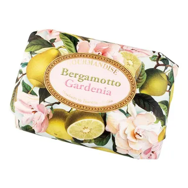 Мыло натуральное парфюмированное бергамот и гардения