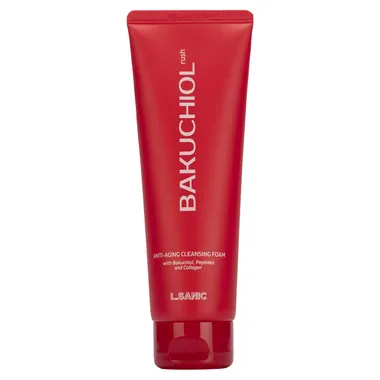 Антивозрастная омолаживающая и очищающая пенка для умывания лица с бакучиолом и витаминным комплексом