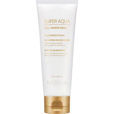 Super Aqua Cell Renew Пенка для умывания с секрецией улитки