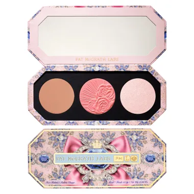 DIVINE BLUSH + BRONZE + GLOW TRIO Палетка для лица