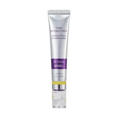 Time Revolution Retinol 4000 Shot Крем для лица антивозрастной с ретинолом, интенсивный, от глубоких морщин и заломов
