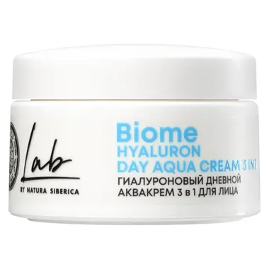 LAB Biome Аква-крем 3 в 1 для лица дневной гиалуроновый