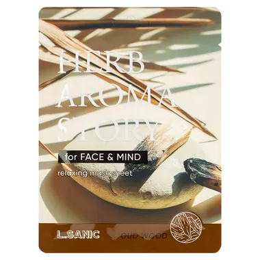 Маска тканевая с экстрактом удового дерева и эффектом ароматерапии