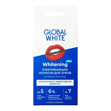 Whitening Отбеливающие полоски для зубов 2 cаше