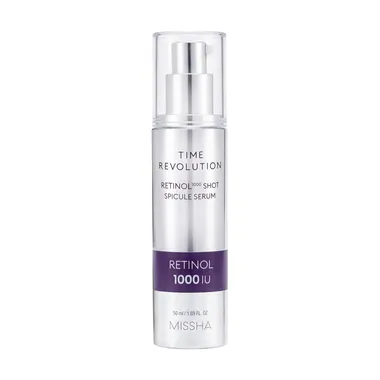 Time Revolution Retinol 1000 Shot Сыворотка для лица с ретинолом со спикулами антивозрастная, глубокого проникновения, от морщин