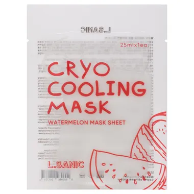 Охлаждающая тканевая маска с экстрактом арбуза