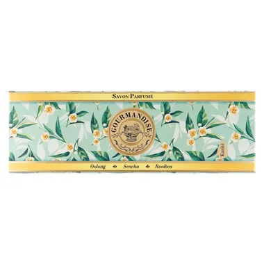 Set of natural perfumed soap Набор натурального парфюмированного мыла улун, сенча, ройбуш