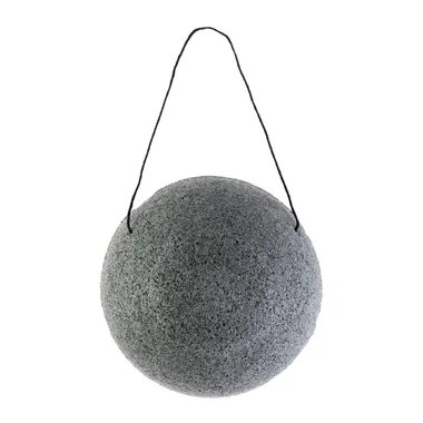 Charcoal Konjac Sponge Очищающий спонж для умывания конняку с древесным углем