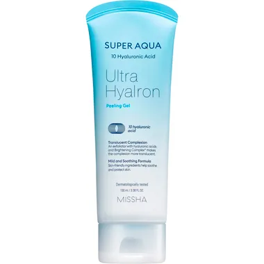 Super Aqua Ultra Hyalron Гель-скатка пилинг с кислотами