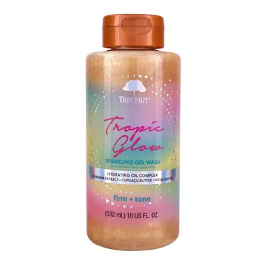 Tropic Glow Гель для душа с шиммером с ароматом миндаля и сандала