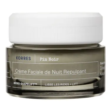 BLACK PINE 4D BioShapeLift Plump-up Sleeping Facial Ночной увлажняющий крем, укрепляющий овал лица, с экстрактом чёрной сосны