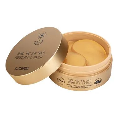 Snail and 24K gold premium eye patch Гидрогелевые патчи для области вокруг глаз с муцином улитки и золотом
