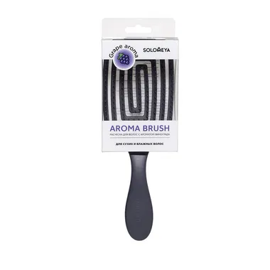 Wet Detangler Brush Paddle Grape Расческа для сухих и влажных волос c ароматом винограда