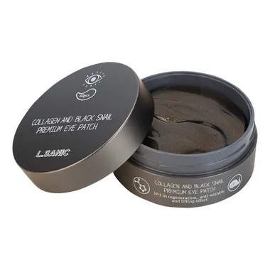 Collagen and black snail premium eye patch Гидрогелевые патчи для области вокруг глаз с коллагеном и муцином черной улитки
