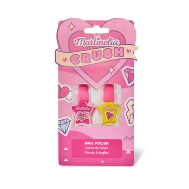 Набор из двух лаков для ногтей розовый