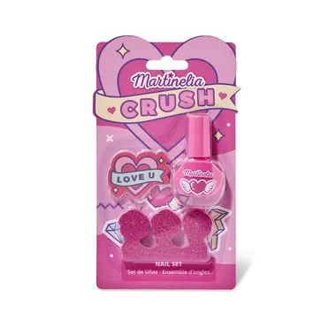 Мини набор для ногтей розовый