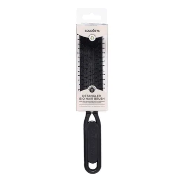 Detangler Hairbrush for Wet & Dry Hair Black Aesthetic Расческа для распутывания сухих и влажных волос черная