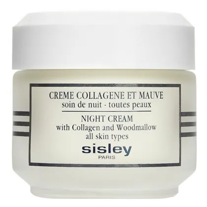 Night Cream with Collagen and Woodmallow Ночной крем с коллагеном и мальвой