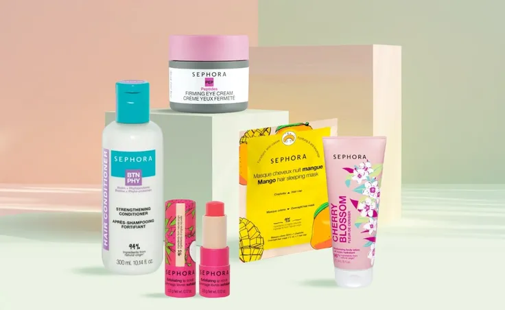 Скидки до 50% на продукцию бренда Sephora Collection. И дополнительная скидка до -30% бонусами.